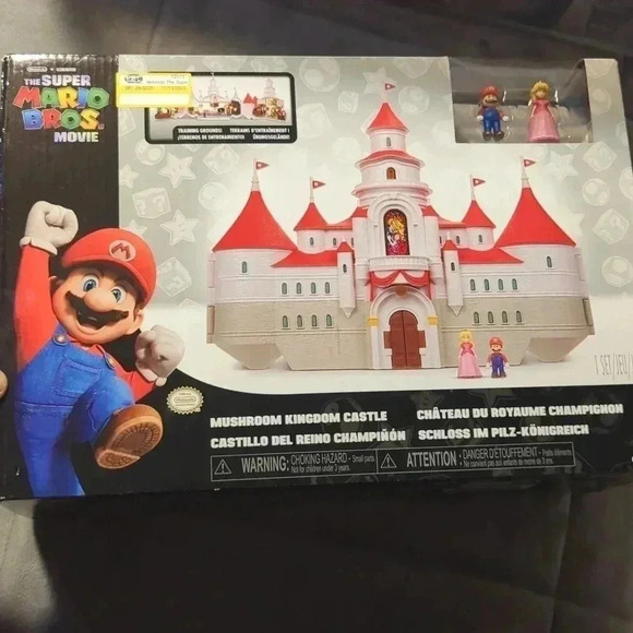 Nintendo The Super Mario Movie Mushroom Kingdom Castle Playset With Mini Figures - Picture 4 of 7